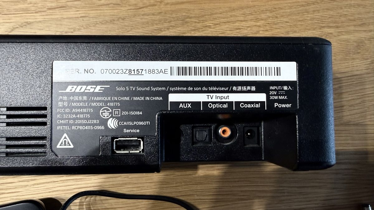 Bose Home Cinema: Soundbar Solo5 von Bose – Usato da Münsingen venduto da Sim2977 3