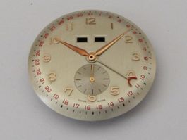 VENUS 204, Zifferblatt und Zeiger, NOS, swiss made, RAR!