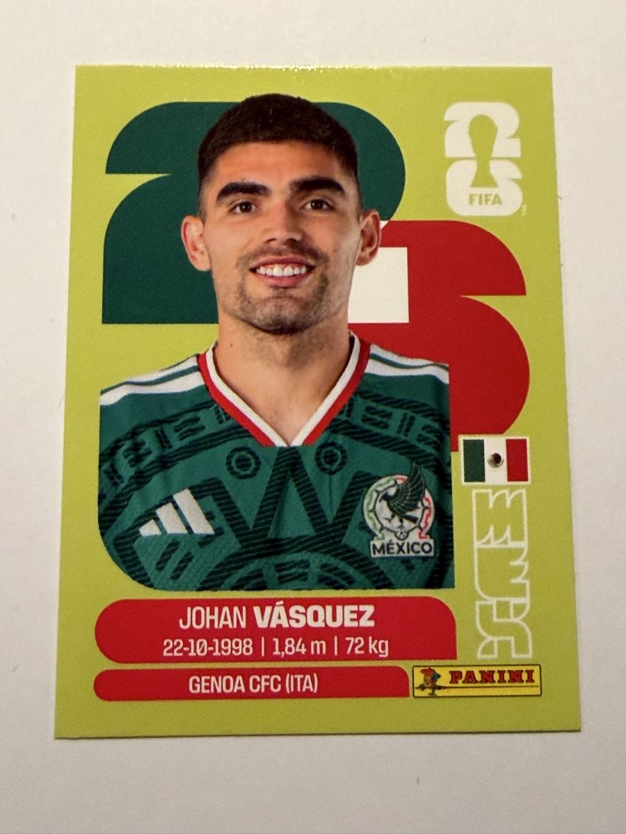 Panini Carte collezionabili: Panini WM 2026 Johan Vasquez MEX 3 – Nuovo (secondo la descrizione) da Reinach BL venduto da Pepe2412