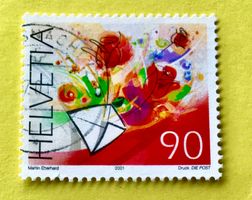 Nr.1019 Rosen Sondermarken GESTEMPELT 2001   