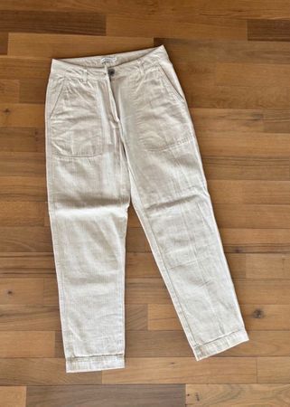 Hessnatur Hose - Gr. 36 - Baumwolle/Leinen