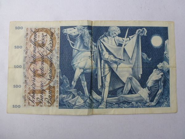 Banconote: ++ 100.- Franken 18. Dezember 1958 – Usato da Walkringen venduto da Casablanca777 1