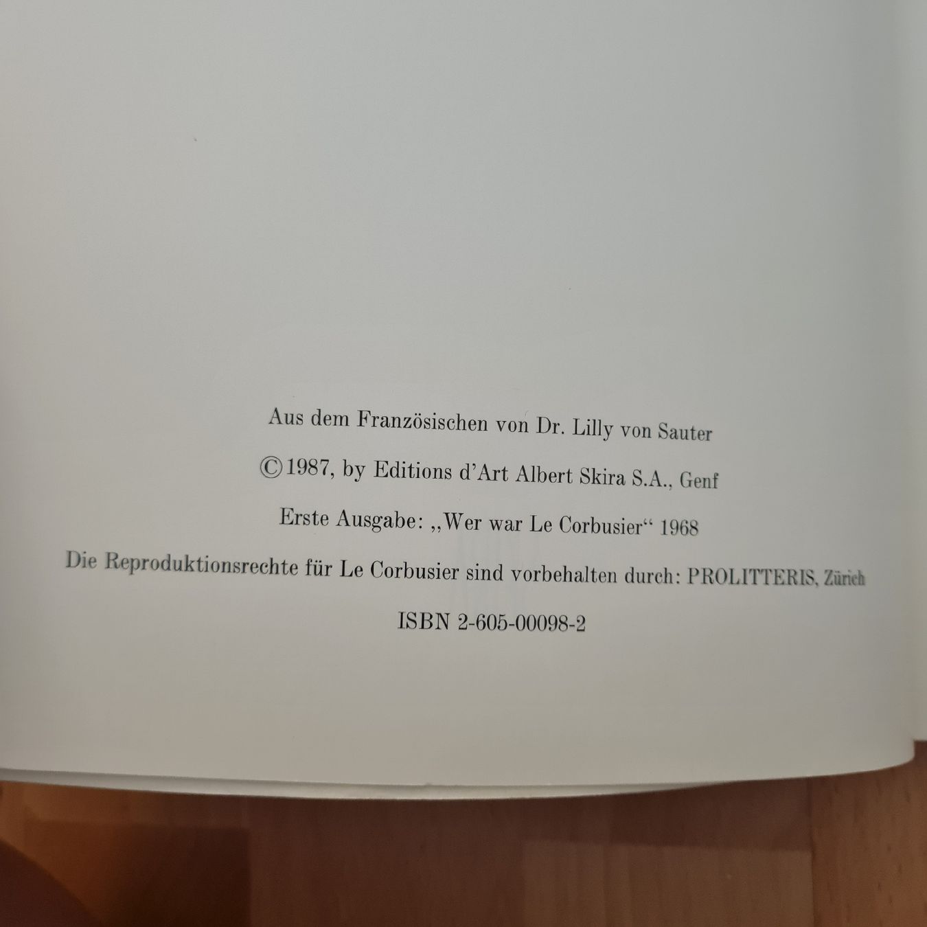 Livres: Werke Le Corbusier – D'occasion à Basel par Piscosour01 1
