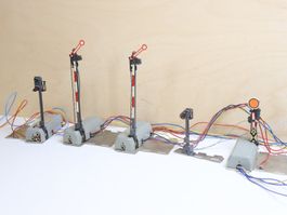 Märklin 5 x Licht-Signal / Flügel-Signal / weitere - H0