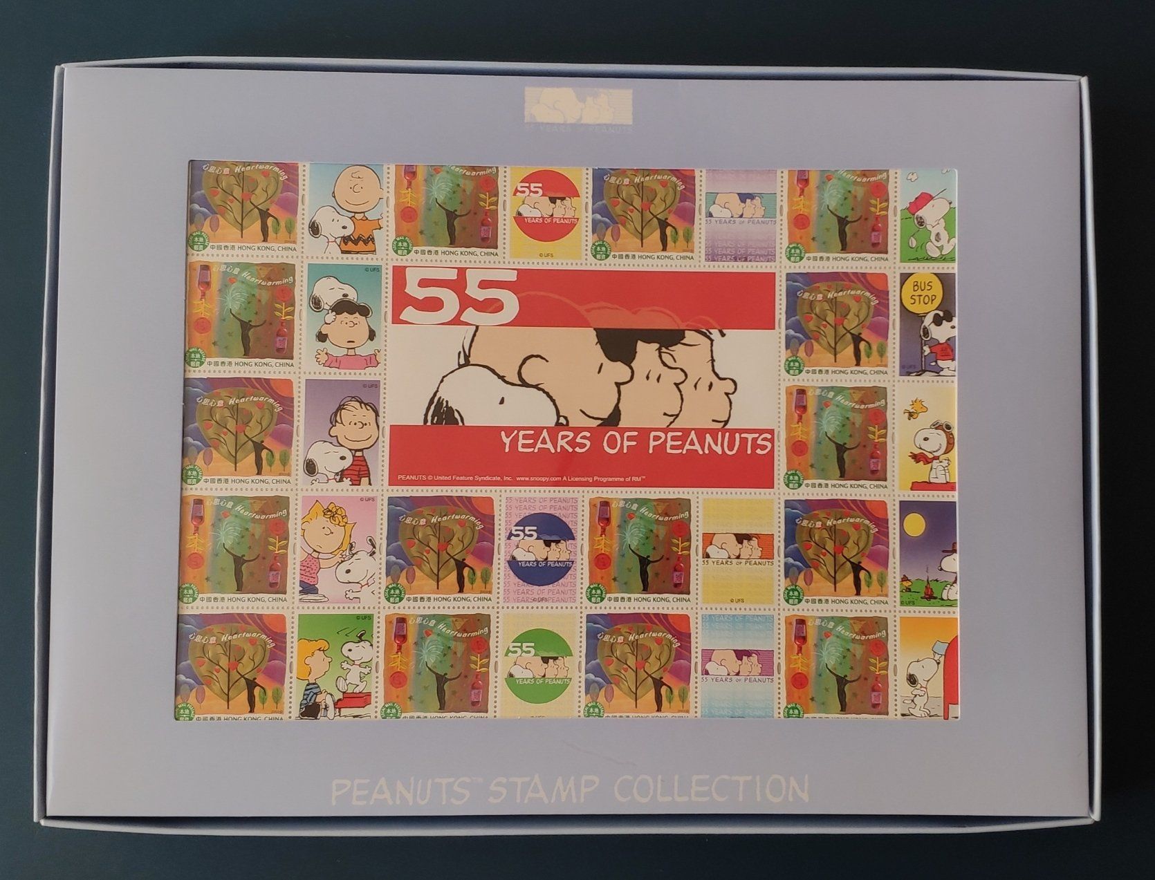 Alle Briefmarken: 55 Jahre Peanuts Briefmarken/Bogen, FDC + Figuren Collection – Gebraucht aus Volketswil von Spacepanda 1