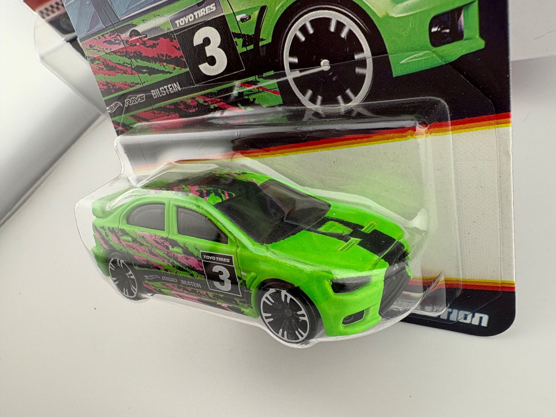 Hot Wheels Modellini d'auto: Hot Wheels 2008 Mitsubishi Lancer Evolution Neon Speeders – Nuovo e nell'imballaggio originale da Flawil venduto da HeisseReifen 2