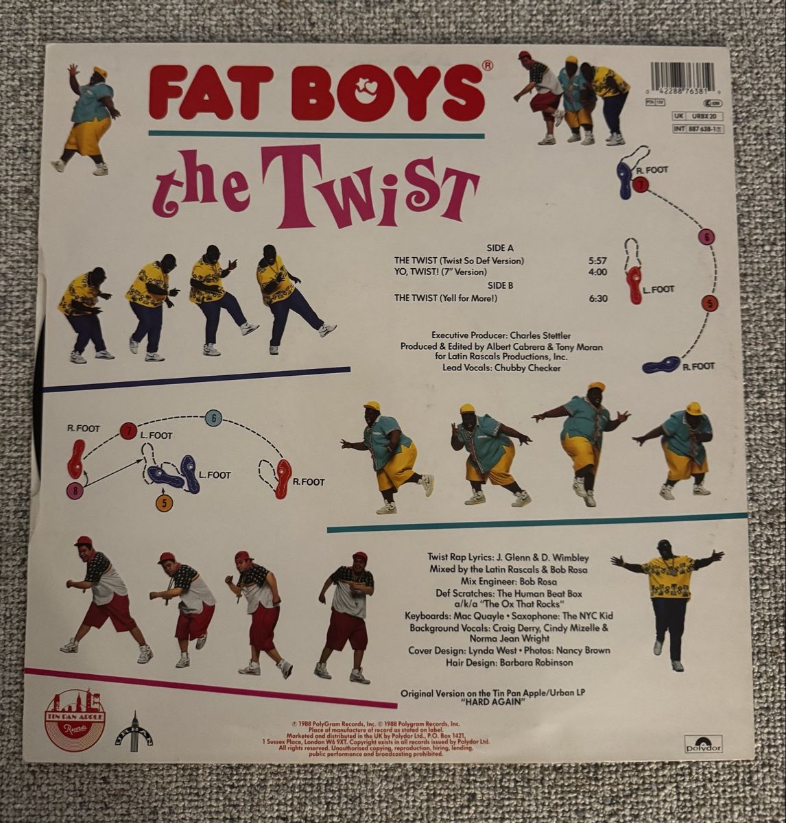 Dischi in vinile: Fat Boys - The Twist - 12" Maxi - 80s – Usato da Rorbas venduto da BlackstarRecords 1