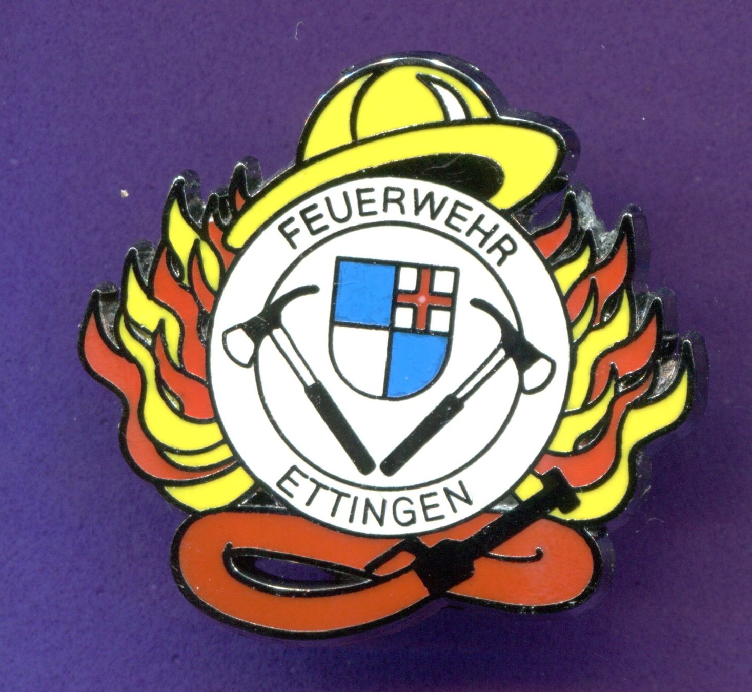 Placchette & Badge: Feuerwehr  ETTINGEN – Usato da Winterthur venduto da Sammleroase