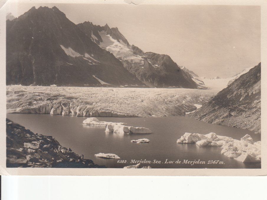 Cartoline postali: Merjelen-See 1935 – Usato da Bürglen TG venduto da StampGraf
