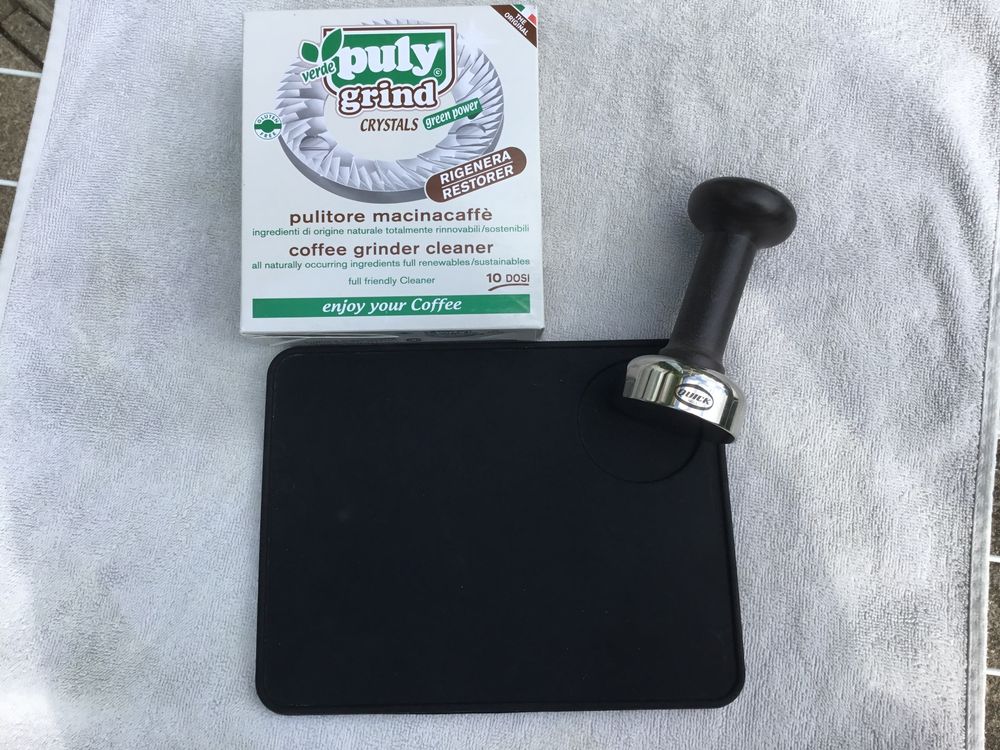 58mm Kaffee Tamper Mit Feder - Espresso Tamper 30lbs Druck Riffelboden