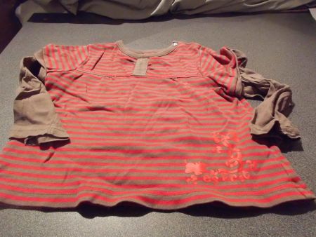 Pullover Grösse 80, Esprit, rot/braun gestreift
