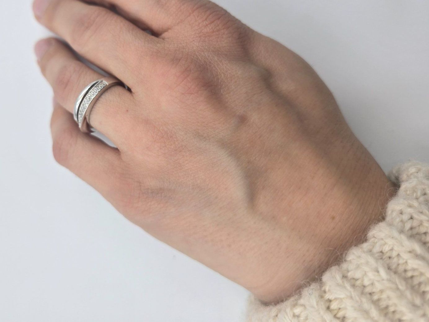 Anelli: Ring Silber 925 Zirkonia Gr. 56 – Nuovo e nell'imballaggio originale da Zug venduto da gold.schmuck 1