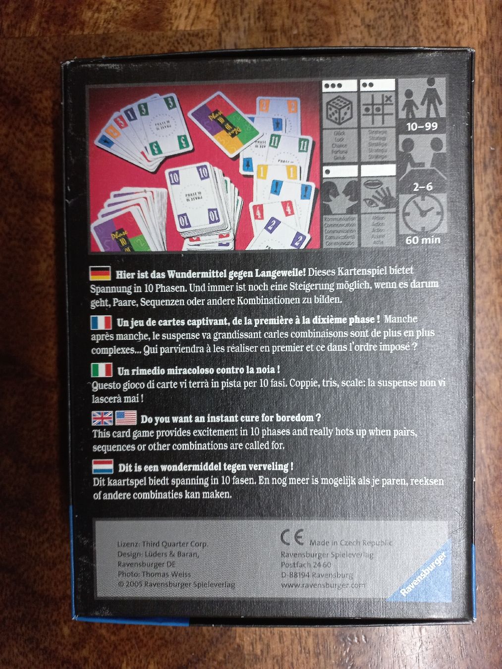 Ravensburger Giochi: Ravensburger Phase 10 Kartenspiel – Usato da Lachen SZ venduto da jimmygoal13 1