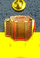 SCHWIIZER ÖRGELI SCHMUCK-PIN GEPRÄGT GOLDIG KLEI-FEIN-EDEL