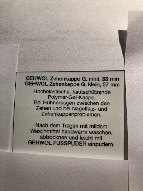 Pedicure: Zehenkappe G klein... – Nuovo (secondo la descrizione) da Nottwil venduto da Frontal 1