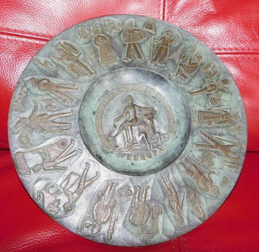 Piatti: Europateller, Bronce, D 31 cm – Usato da Villnachern venduto da Schnugelchen