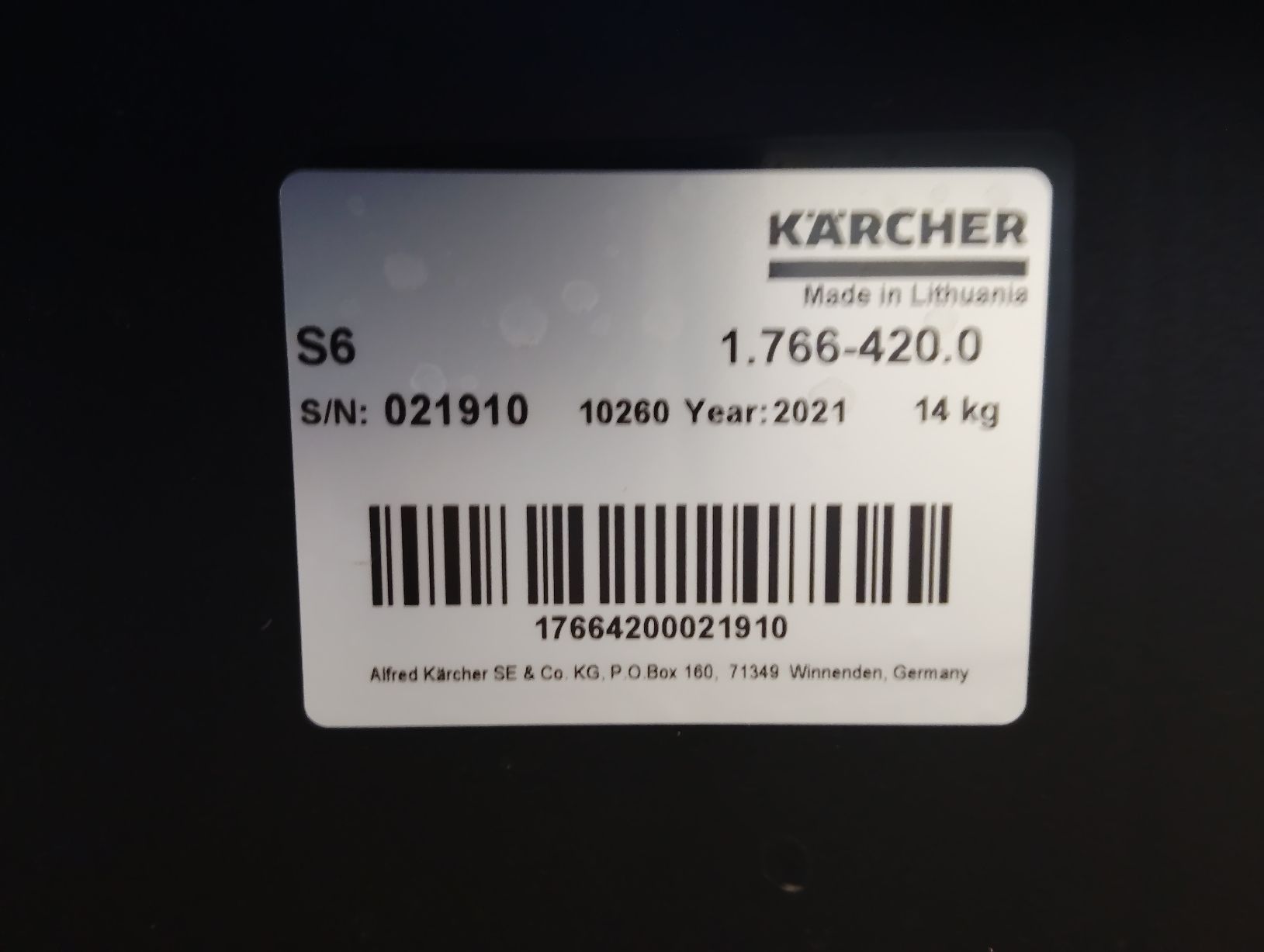 Kärcher Alle Maschinen: Kärcher S6 Kehrmaschine – Gebraucht aus Forst von Kiwi3689 2