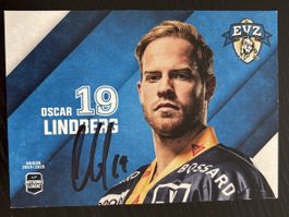 EVZ Oscar Lindberg Autogrammkarte 2019/2020
