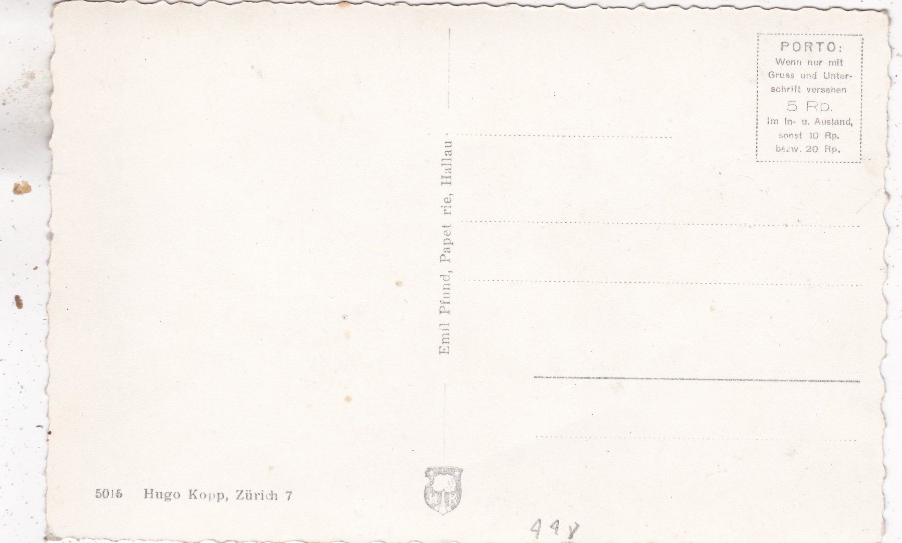 Cartoline postali: Hallau v. Westen – Usato da Herisau venduto da Lisegrat2008 1