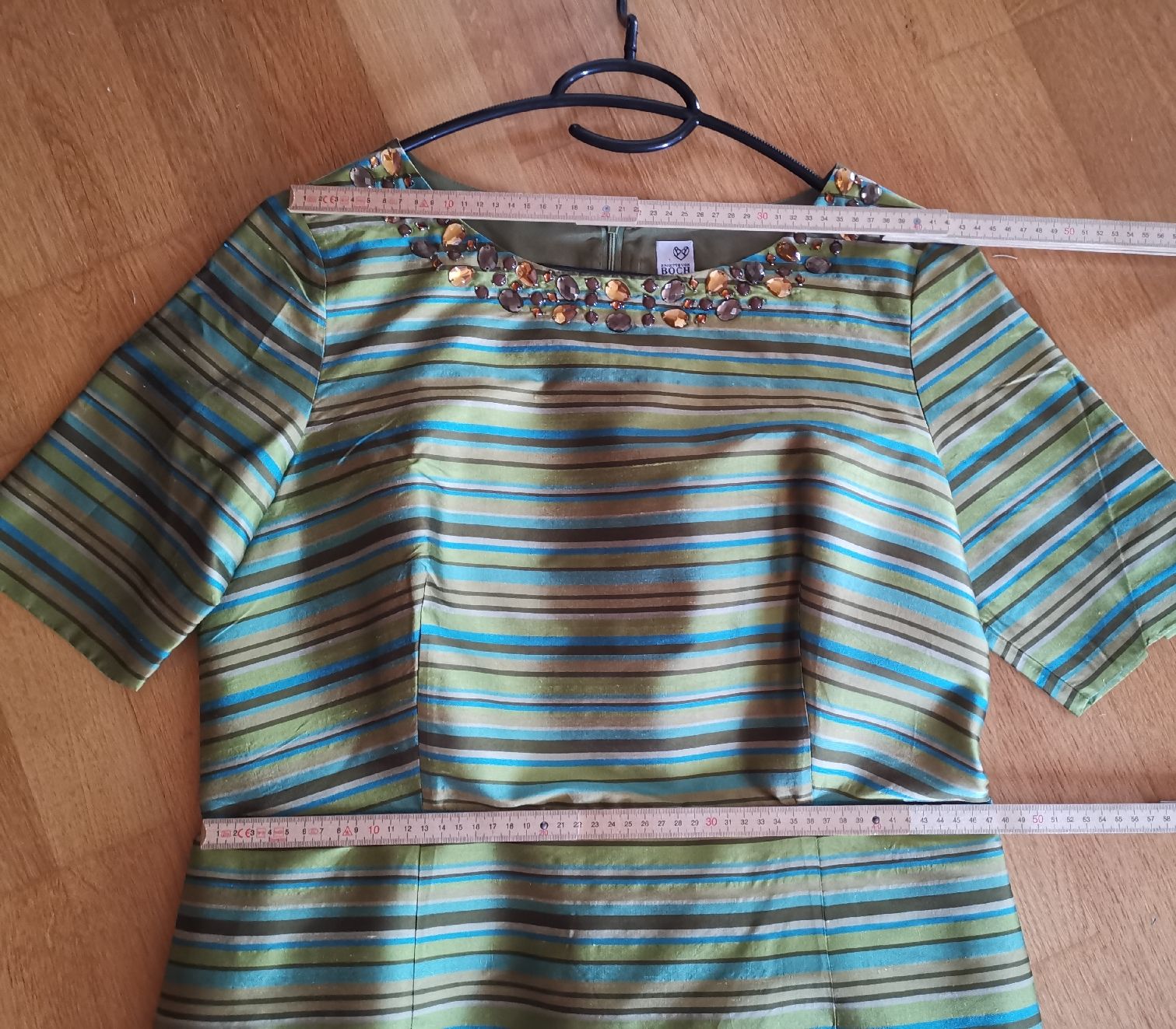 Vestiti: Brigitte von Boch, Seidenkleid – Usato da Uerikon venduto da pink_flamingo 5