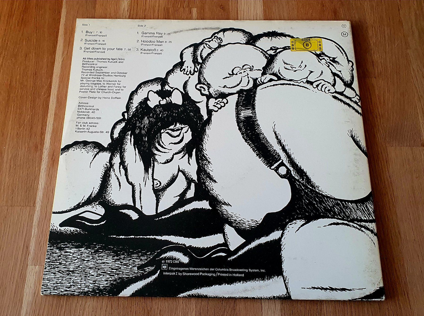 Schallplatten: BIRTH CONTROL, Hoodoo Man, LP, MINT-! – Gebraucht aus Kreuzlingen von Cdschlumpf 1