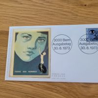 FDC mit Seidenbild 1973 Bern