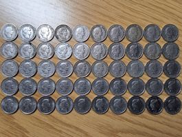 10 Rappen 1881/1982 - Lot 50 Stück!