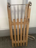 Davos Schlitten aus Holz mit Zugseil guter Zustand
