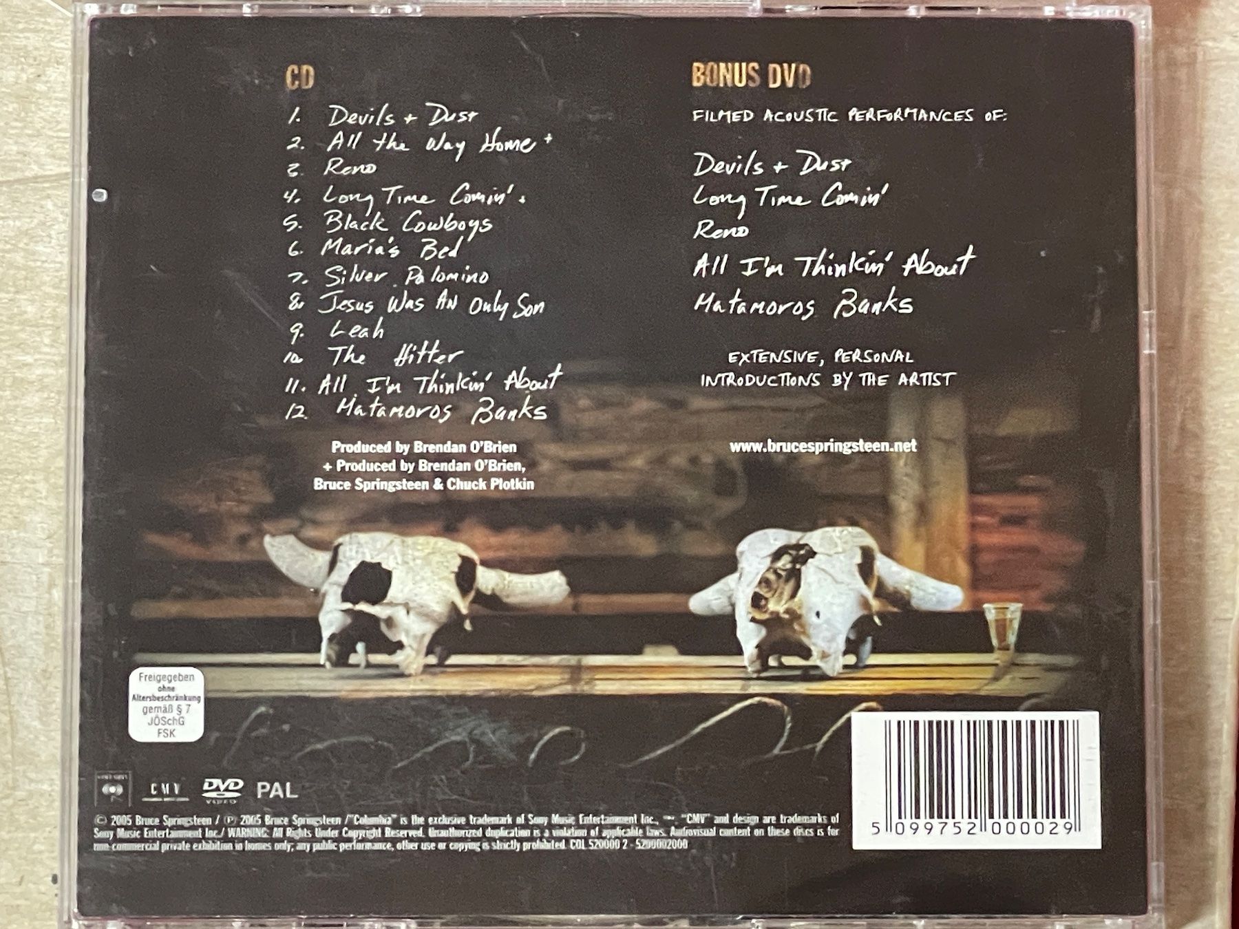 CD: Bruce Springsteen – Devils & Dust + DVD - Folk Rock – Usato da Muri b. Bern venduto da AdidasCollector 1