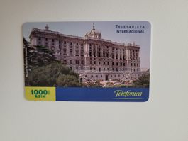 Telefonkarte Spanien "Madrid"