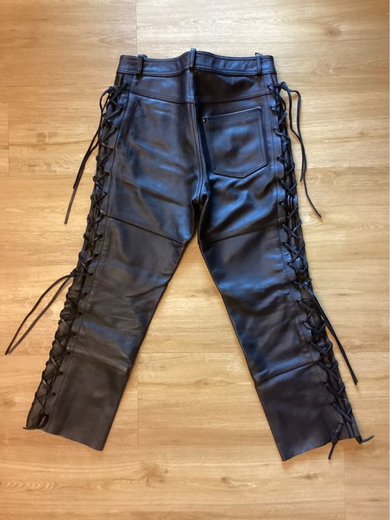 Damen Töffhose echt Leder 2
