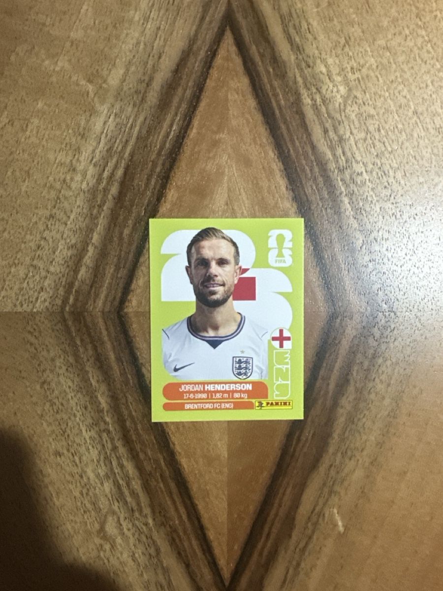 Panini Carte collezionabili: Panini WM 2026 Henderson ENG 9 – Nuovo (secondo la descrizione) da Lachen venduto da man_6692