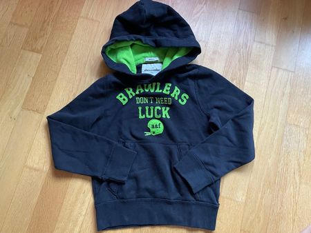 Kapuzenpullover Hoodie Abercrombie Kids dunkelblau Grösse S