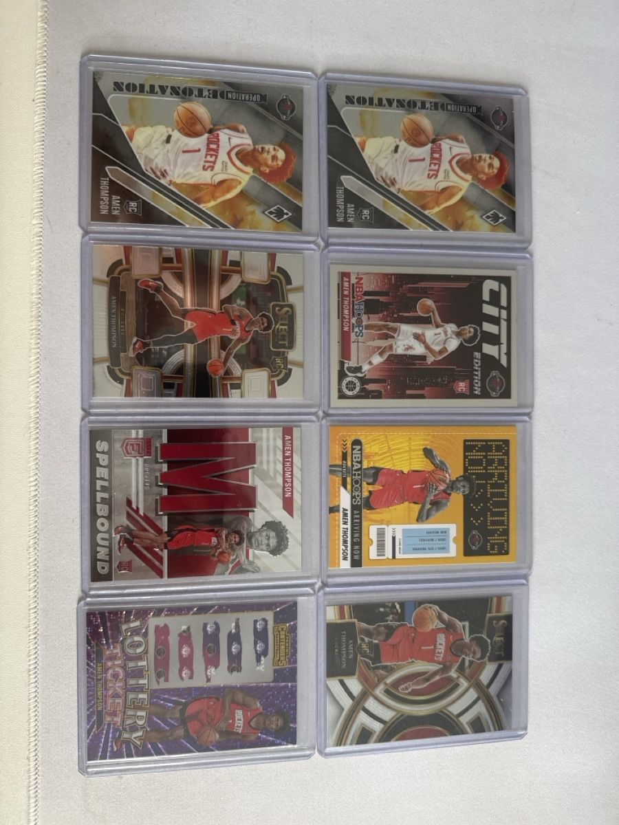 Nba Carte collezionabili: Amen Thompson NBA Rookie Lot – Usato da Dulliken venduto da alpi.cards