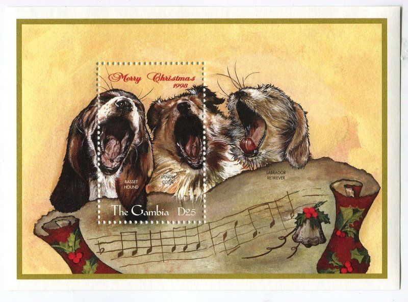 Alle Briefmarken: Block "Labrador Retriever". Gambia. – Neu und originalverpackt aus Basel von Butsch5