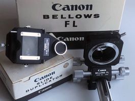 Canon Bellows FL und Slide Duplicator