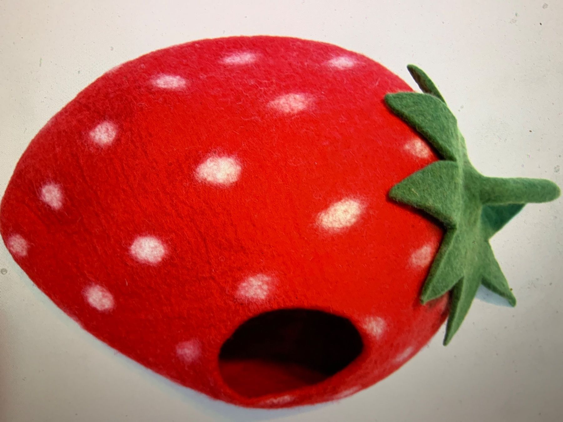 Handgemachte Filz-Erdbeeren & Gänseblümchen – Deko-Set Für DIY, Party, Zuhause