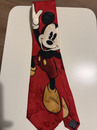 Seidenkrawatte mit Mikey Mouse Motiv