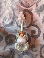 Nostalgischer Christbaumschmuck, Reflex, alte Engelsoblate