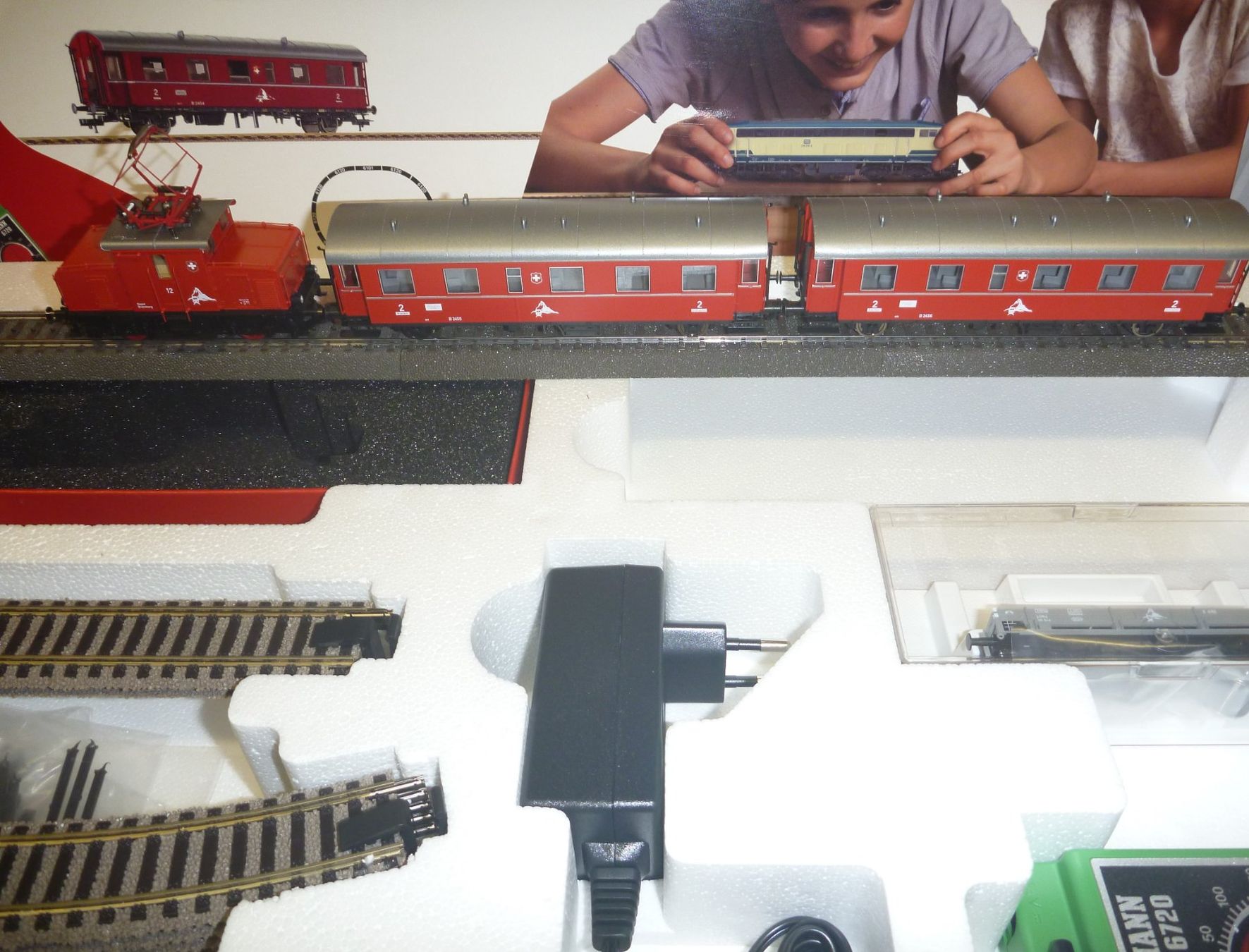Fleischmann Modellini di ferrovie: Fleischmann Zahnradbahn 481702 Startset – Nuovo e nell'imballaggio originale da Frenkendorf venduto da rail62