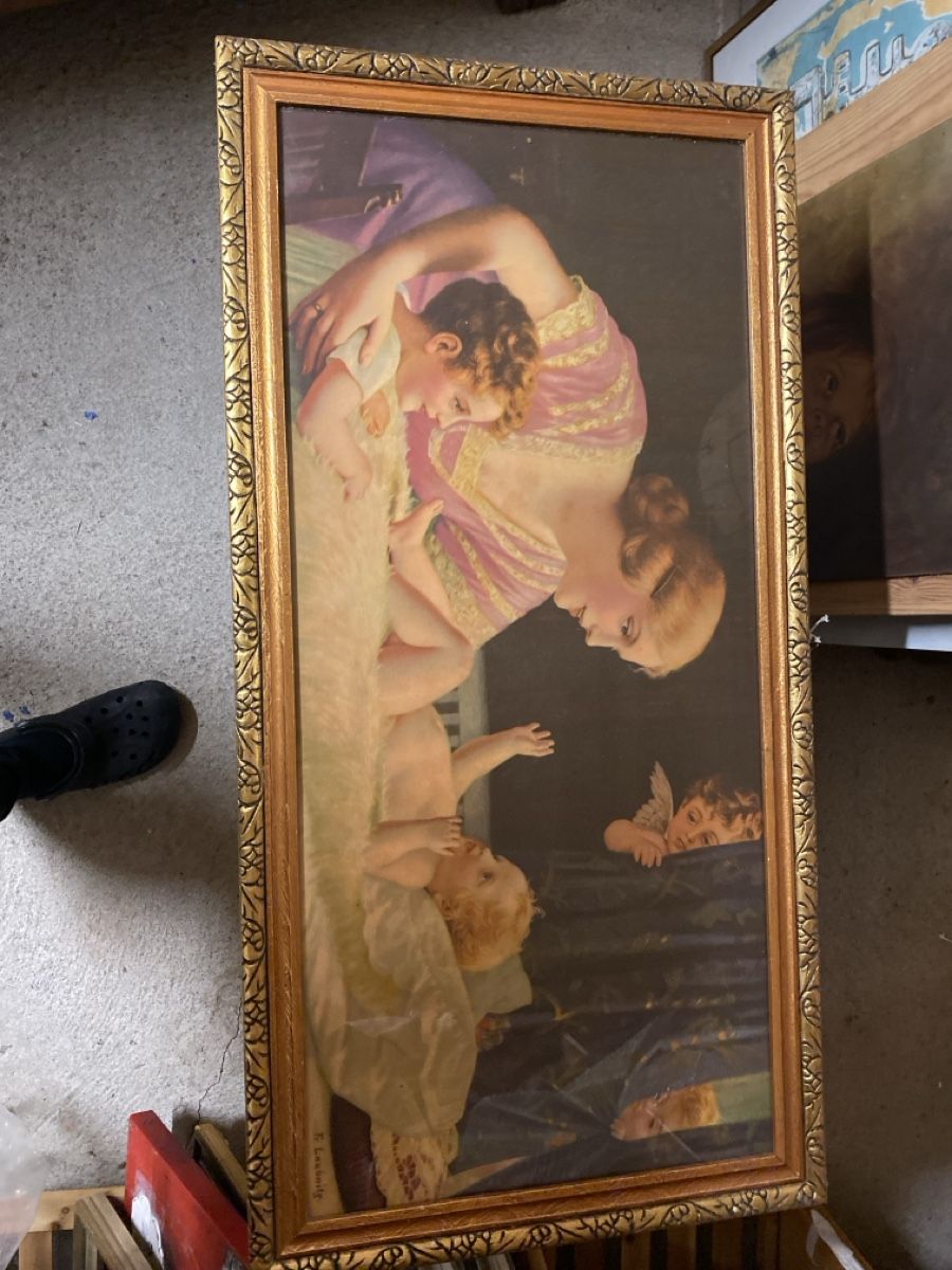Dipinti: Quadro vintage con cornice dorata – Usato da Capolago venduto da chi_2v5h