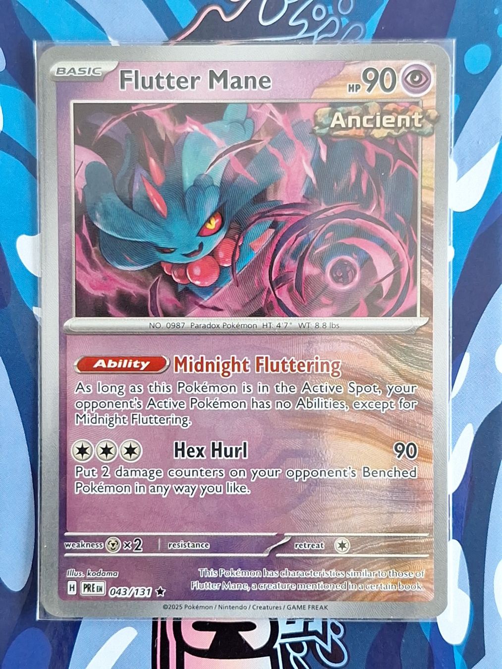 Pokémon Cartes à collectionner: Flutter Mane - Pokeball Reverse Holo Prismatic Evolution #14 – D'occasion à Altstätten SG par GGsGameshop