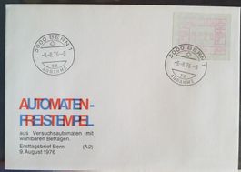 AB2) ATM, Nr. 1.II, FDC one Adresse selten!