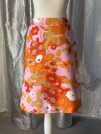 MARIMEKKO Jupe A-Linie geblümt Gr. 36 — NEU