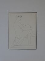 PABLO PICASSO  "Femme nue couronnee ..."