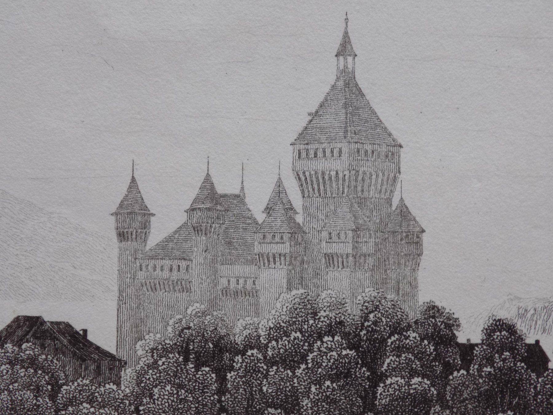 Stiche: Château de Vufflens – Gebraucht aus Risch von Rischli15 8