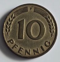 10 Pfennig Bank deutscher Laender 1949 F gebraucht