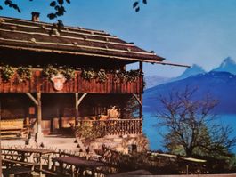 Ansichtskarte Rütlihaus mit Mythen 1982