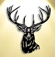 Metall Wandkunst Hirsch (30cm)