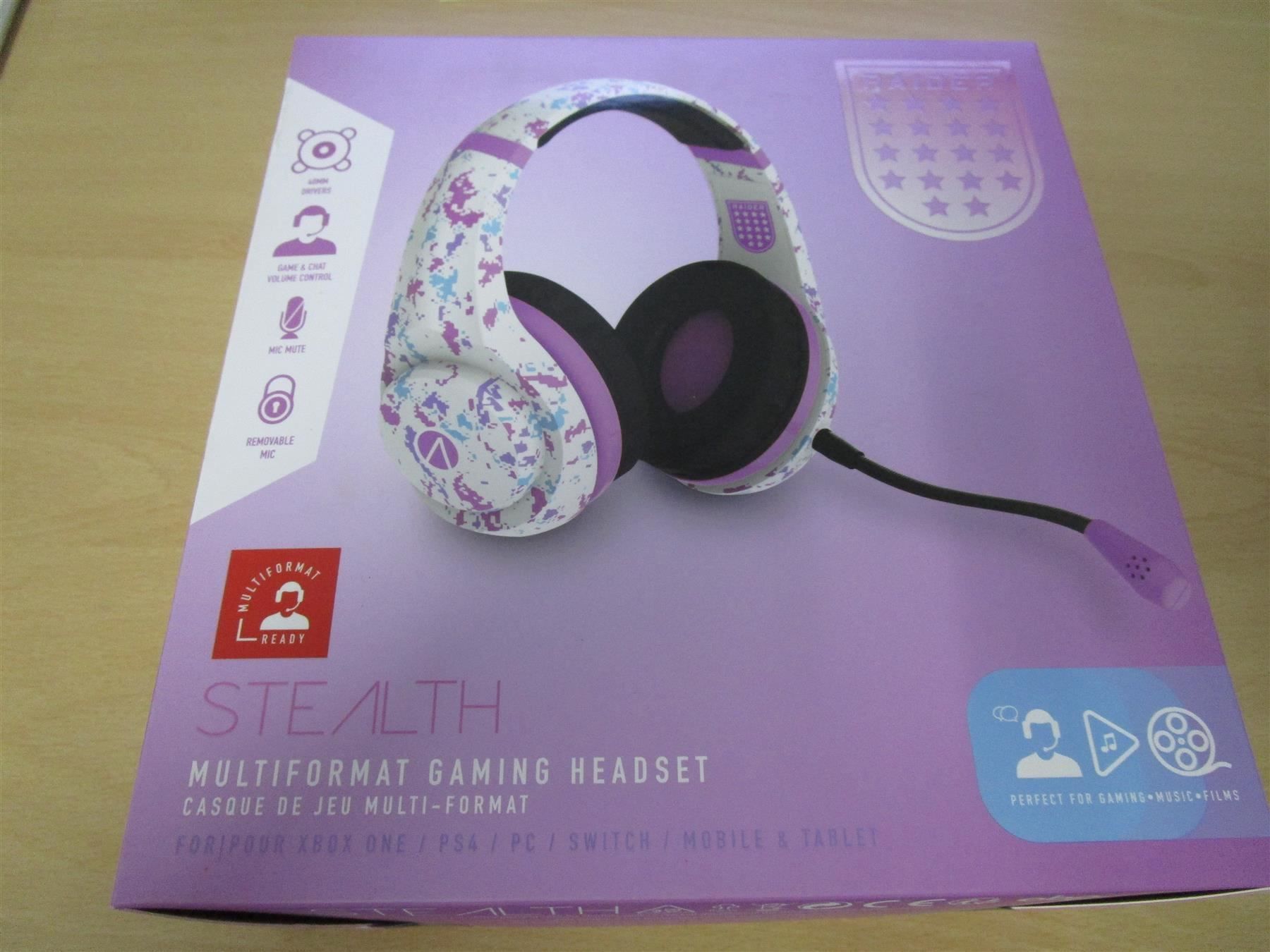 Altri accessori: Xbox One Raider Headset Stealth Neuware – Nuovo e nell'imballaggio originale da Goldau venduto da agestuffer